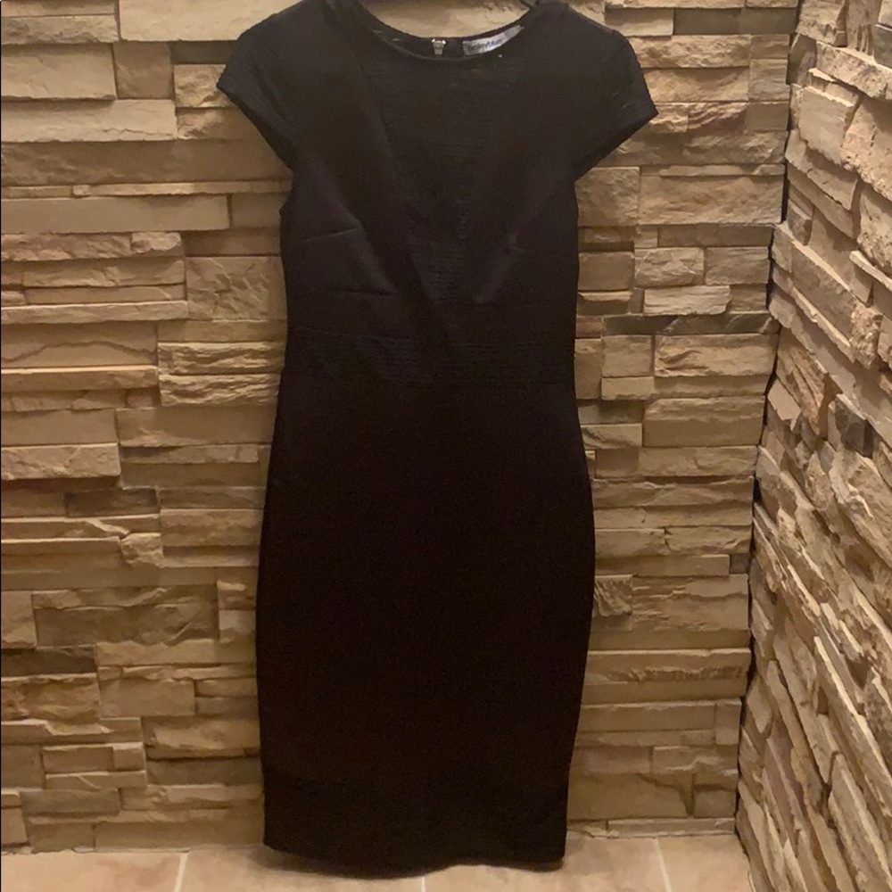 Black cocktail dress